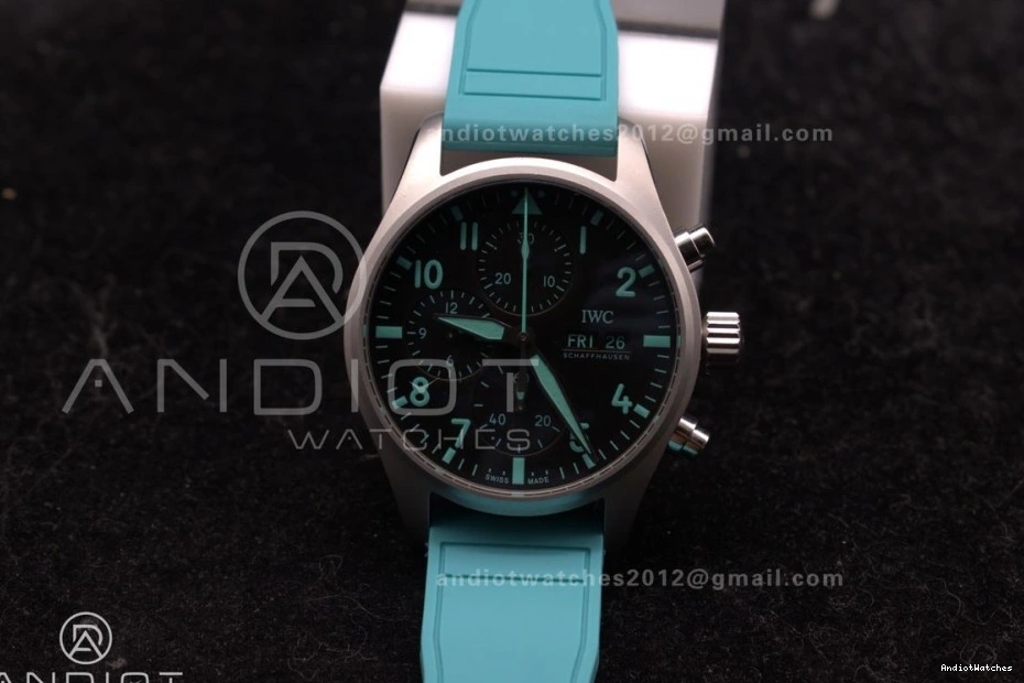 2023 TEAM FORMULA IW388106  IWC ONE TW Petronas  1:1 Green Mercedes-AMG Best Durable 496 Chronograph Factory 0822